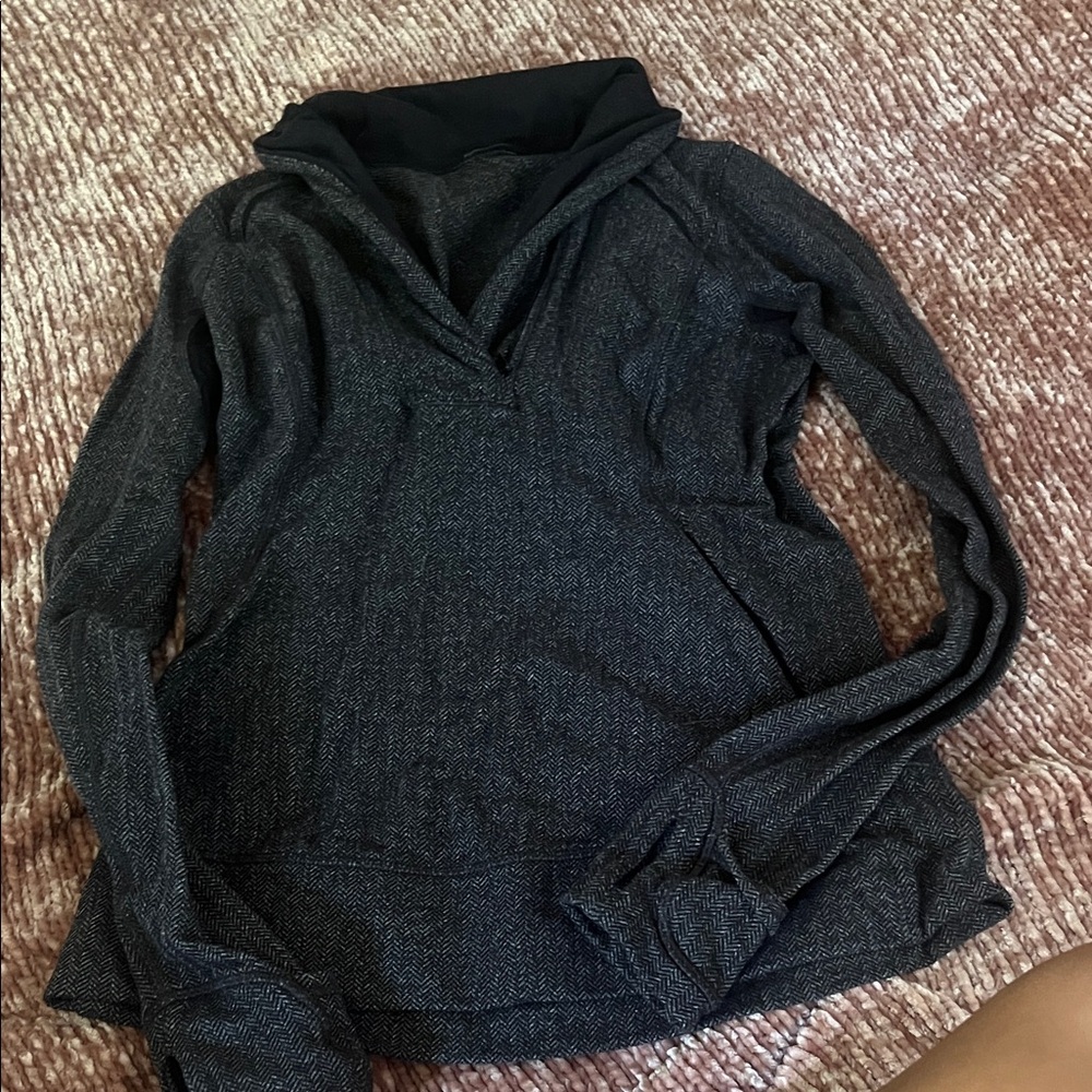 lululemon athletica Charcoal Cowl Neck Sweater